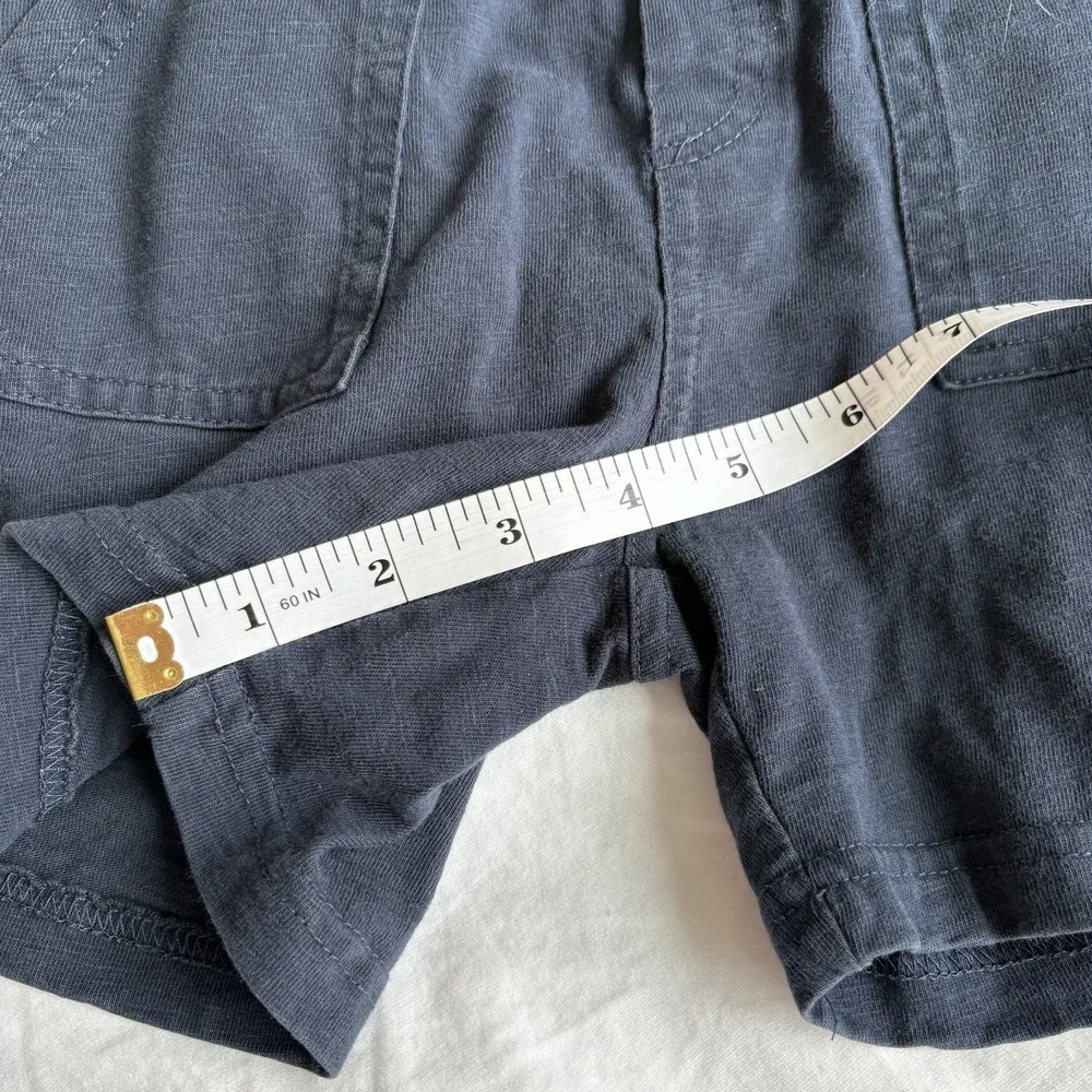 Toddler Boy Navy‎ Blue Pull-On Shorts 4T Elastic Waist Drawstring Cotton Pockets